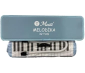Masis 32 Tuş Lüks Çantalı Melodika Pastel Renk Mavi - 1