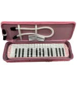 Masis 32 Tuş Lüks Çantalı Melodika Pastel Renk Pembe - 2