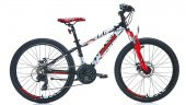 Bianchi Spider 401 MD 24 Jant 21 Vites Erkek Dağ Bisikleti - Siyah-Beyaz-Gri-Kırmızı - 1