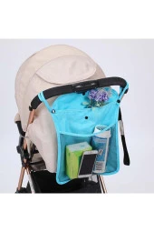 RevuBaby Bebek Arabası Çantası Bebek Arabası Düzenleyici Bebek Arabası Organizer Puset Çantası Mavi - 1