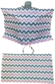 RevuBaby Duffel Emzirme Önlüğü Emzirme Örtüsü Pembe Zigzag - 3