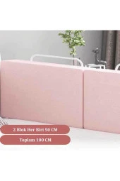 RevuBaby 100 Cm Yatak Bariyeri Bebek Ve Çocuk Korkuluğu Güvenlik Bariyeri Koruma Bariyeri Pink-pembe - 2