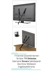 RevuBaby Televizyon Güvenlik Kemeri (15-75") - 5