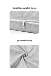 RevuBaby 150 Cm Serenity Xl Yeni Nesil Yatak Bariyeri Korkuluğu Grey - 3