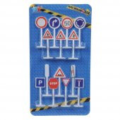 Kartelada Trafik İşaretleri Seti 14 Parça - 2