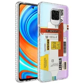 Smcase Xiaomi Redmi Note 9 Pro Kılıf Desenli Elegans Serisi Silikon - 3