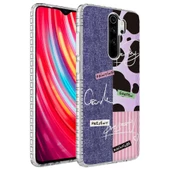 Smcase Xiaomi Redmi Note 8 Pro Kılıf Desenli Elegans Serisi Silikon - 7