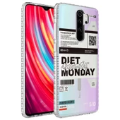 Smcase Xiaomi Redmi Note 8 Pro Kılıf Desenli Elegans Serisi Silikon - 6