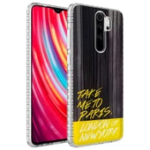 Smcase Xiaomi Redmi Note 8 Pro Kılıf Desenli Elegans Serisi Silikon - 5