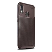 Smcase Samsung Galaxy A20 Kılıf Negro Karbon Silikon   Nano Ekran Koruyucu - 3