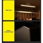 Baseus Ayarlanabilir 1800Mah Şarjlı Mıknatıslı Masa Lambası Dolap Lambası Ayna Lambası Gece Lambası - 6