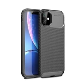 Smcase iPhone 12 Kılıf Negro Karbon Silikon Nano Ekran Koruyucu - 1