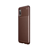 Smcase Samsung Galaxy A02 Kılıf Negro Karbon Silikon  Nano Ekran Koruyucu thumbnail 1