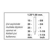 Gison GP-P18/30 Havalı Çivi Çakma Tabancası - 2