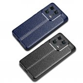 Xiaomi Mi 13 Kılıf Zore Deri Görünümlü Niss Ultra Koruma Silikon Kapak - 3