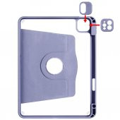 Apple iPad Pro 11 2020 (2.Nesil) Kılıf Zore Termik Kalem Bölmeli Dönebilen Standlı Kılıf - 6