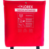 LOREX LR-FB2020C 200cm x 200cm Çantalı Yangın Battaniyesi - 1
