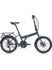 Carraro Flexı 121-D Shimano 21 Vites Dis Fren Katlanır Bisiklet - Mat Storm Gri - 1