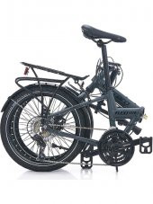 Carraro Flexı 121-D Shimano 21 Vites Dis Fren Katlanır Bisiklet - Mat Storm Gri - 4
