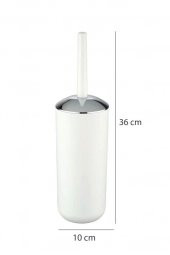 Banyo Aksesuar Seti, Çöp Kovası Seti Beyaz - 5