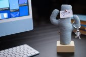 Kayigo Woody Krem Üçlü Ofis  Seti - Mavi Cactus - 5
