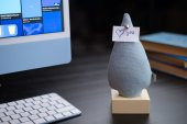 Kayigo  Woody Krem Üçlü Ofis  Seti - Mavi Ladin - 3