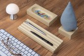 Kayigo  Woody Krem Üçlü Ofis  Seti - Mavi Ladin - 4