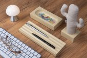 Kayigo  Woody Krem Üçlü Ofis  Seti - Bej Cactus - 3