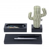 Kayigo Siyah Woody Yeşil Pöti Kareli Cactus Üçlü Set - 1