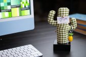 Kayigo Siyah Woody Yeşil Pöti Kareli Cactus Üçlü Set - 5