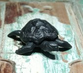 House2home El Yapımı Pirinç Dekoratif Kaplumbağa Tabak, Küllük - 1