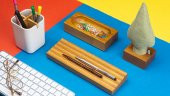 Kayigo Woody Koyu Ahşap Üçlü Ofis Seti - Yeşil Selvi - 3