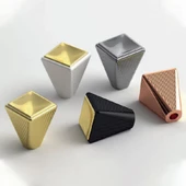 Fonte Düğme Dolap Dolabı Çekmece Kulpu Kulbu Plastik Gold Altın Tek Vidalı Kulpları Mobilya Mutfak - 7