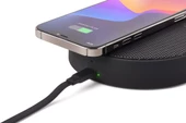 Lexon Oslo Energy + Kablosuz Şarj Cihazı ve Bluetooth Hoparlör Siyah - 3