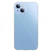 Baseus 03.MM İphone 14 6.1 Koruyucu Şeffaf Silikon Kılıf, Sararmaz Darbe Emici, Kamera Koruyucu - 1