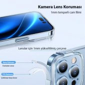 Baseus 03.MM İphone 14 Pro 6.1 Koruyucu Şeffaf Silikon Kılıf, Sararmaz Darbe Emici, Kamera Koruyucu - 2