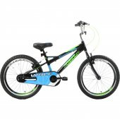 Salcano wolf 20 bmx çocuk bisikleti siyah mavi yeşil - 1
