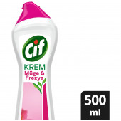 Cif Krem Yüzey Temizleyici Müge ve Frezya Yağ ve Kireç Sökücü Leke Çıkarıcı 500 ML - 1