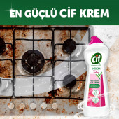 Cif Krem Yüzey Temizleyici Müge ve Frezya Yağ ve Kireç Sökücü Leke Çıkarıcı 500 ML - 3