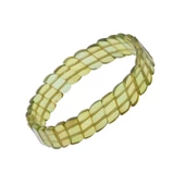 Yeşil Damla Kehribar Rolex Bileklik 6.3 gr - 1