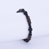 Siyah Oniks ve Ağaç Bileklik - 2