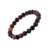 Damarlı Akik Taşı Bileklik - 1