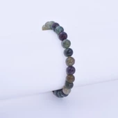 Yeşil Akik Taşlı Kristal Kesim Bileklik - 2