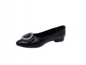 Zerhan 118 Kadın Siyah Tokalı Babet Ayakkabı thumbnail 3