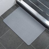 Diatomite mat su çeken paspas diatom paspas diatompaspas Koyu Gri - 1