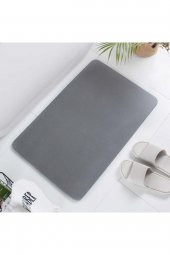 Koyu Gri Diatom Süper Emici sihirli Hijyenik Paspas diatomite mat diatom banyo paspası - 4