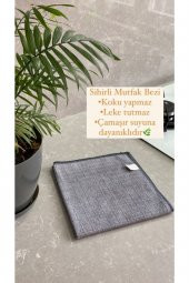 Miss Clean (3 Adet) Mikrofiber Mutfak Bezi 40x40 Cm Leke Tutmaz Koku Yapmaz - 2
