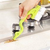 Küçük temizlik fırçası lavabo banyo cam ince arayer dip bucak - 3