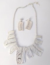 Kolye Küpe Seti Rodyum Kaplama Antialerjik Kararmaz Kolye Takı Aksesuar 14203 - 3