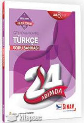Konakkırtasiyem-Sınav Yayınları 8. Sınıf Lgs Türkçe 24 Adımda Özel Konu Anlatımlı - 1